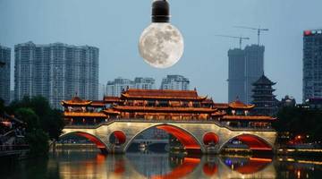 Китай планирует запустить спутники, с помощью которых будут освещаться городские улицы