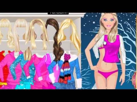 Барби и зима - игра для девочек