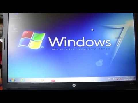 Установка windows 7 на ноутбук hp