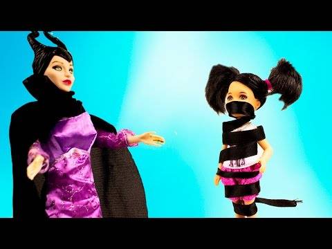 Барби Мультик с куклами Малефисента Похищение игрушки и игры для девочек на русском языке