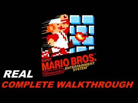 Super Mario Bros. (NES) (The REAL) Complete Walkthrough